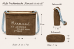 Metzgertasche “Niemand ist wie du” – Bild 4